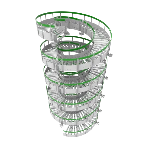 Gravity Type Spiral Roller Conveyor